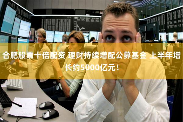 合肥股票十倍配资 理财持续增配公募基金 上半年增长约5000亿元！
