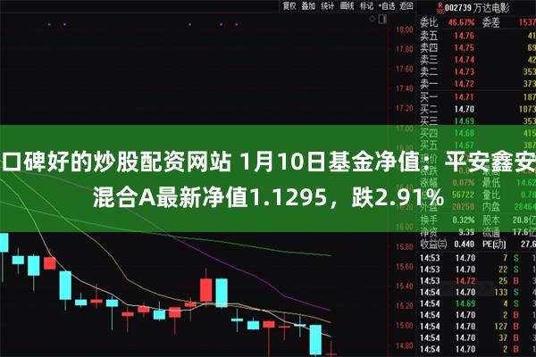 口碑好的炒股配资网站 1月10日基金净值：平安鑫安混合A最新净值1.1295，跌2.91%